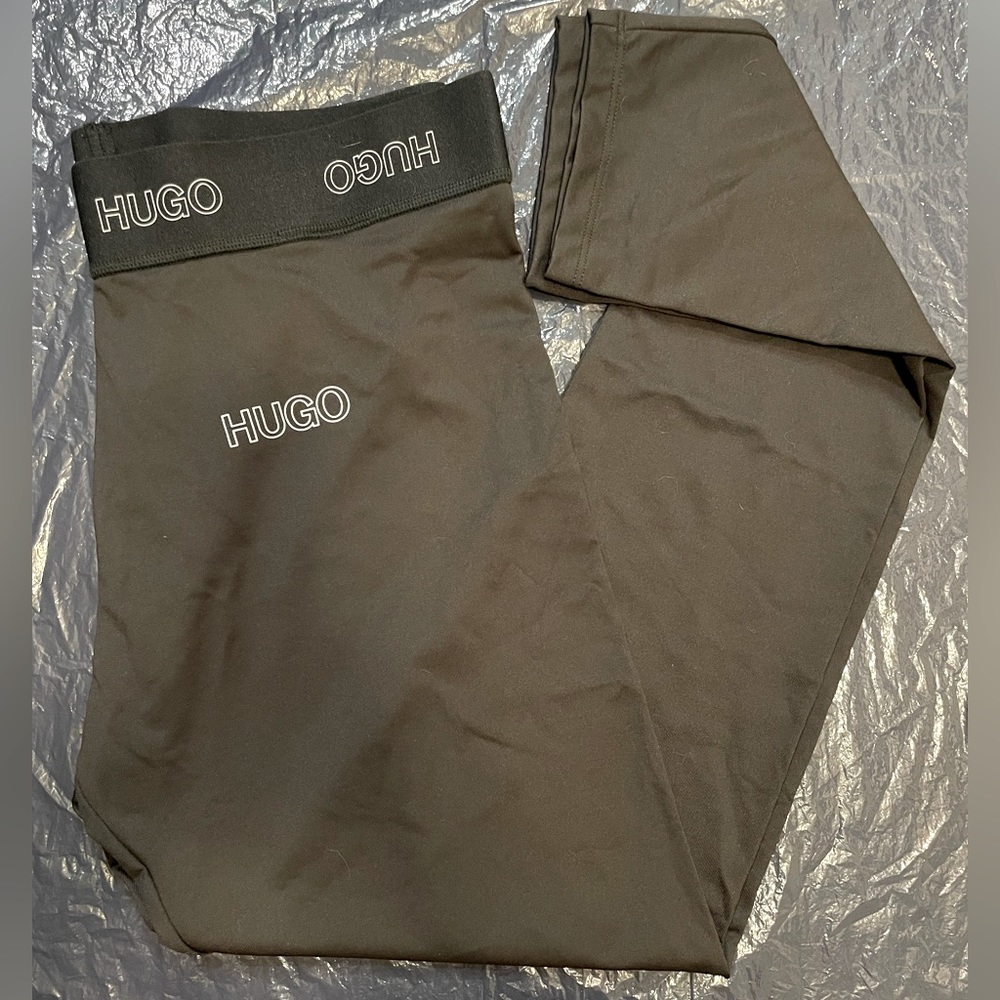 Hugo womens black leggings